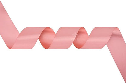 MEEDEE Blush Satin 2 Inch Ribbon Pink Double Faced Ribbon by 25 Yards Silk Ribbons Luxurious Satin Ribbons for Crafts, Weddings, Flower Bouquet, Cake Decoration