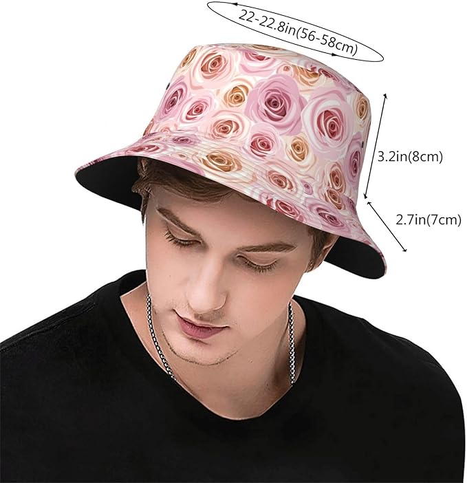 Unisex Bucket Hat Sun Protection Fisherman Hat,Outdoor Sun Hat,Casual Activities Hiking Cap for Women Men Teens