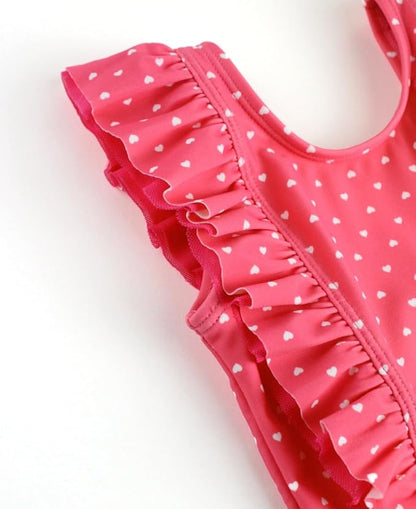 RuffleButts® Baby/Toddler Girls Ruffle Strap One Piece Swimsuit w/UPF 50+ Sun Protection