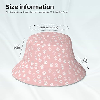Bucket Hat Double-Side-Wear Reversible Sun Hat Beach Travel Hiking for Women Men