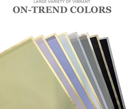 the florist Supply 20 Sheets Premium Flower Wrapping Paper | Waterproof Flower Wrapping Paper for Bouquets | Double Sided Floral Bouquet Sheets | DIY Gifts Borderline Green/Gold