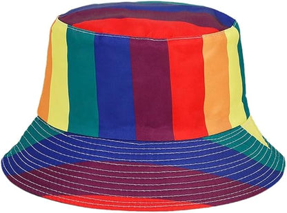 Quanhaigou Bucket Hat for Men Women,Packable Reversible Printed Sun Hats,Fisherman Outdoor Summer Travel Hiking Beach Caps
