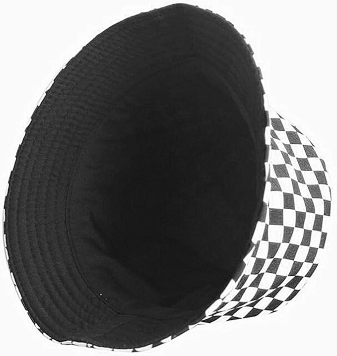 Flower Reversible Bucket Hat Cotton Summer Travel Beach Sun Hats Emboridery for Women Men