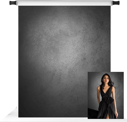 Kate 5x7ft Grey Backdrops for Headshot Portrait Gray Background Old Master Texture Backdrop Photo Fabric Studio Props