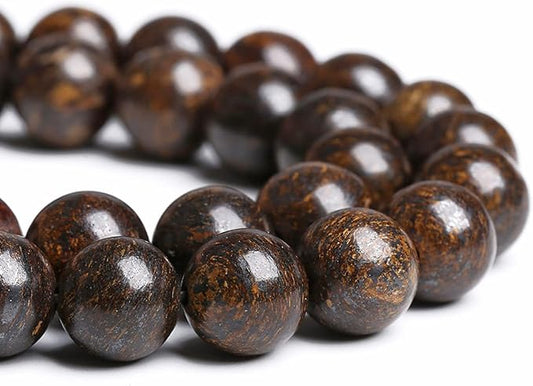 6MM 60PCS Natural Stone Bronzite Gemstone Spacer Loose Beads for Jewelry Making DIY Bracelet Necklace 1 Strand