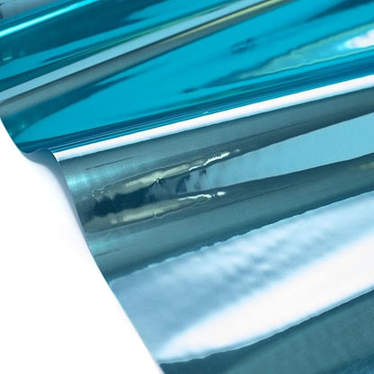 Anderson's Light Blue Shiny Metallic PVC Roll: 47" x 100' Flame-Resistant Event Decor for Weddings, Parties, Photo Booths, Gift Wrap, Table Covers, Backdrops, Crafts & Holiday Decorations