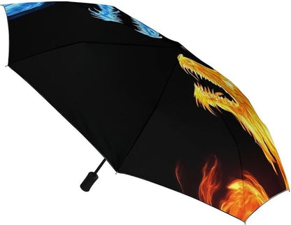 Fashion 3 Fold Sunny Rain Sunscreen Umbrella Portable Automatic Umbrella