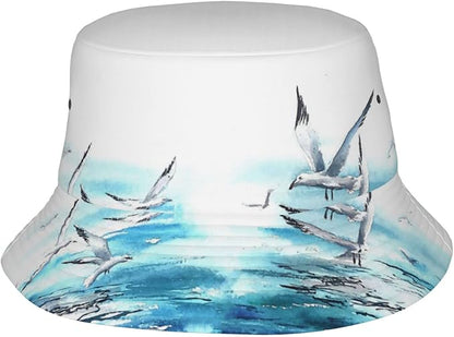 Bucket Hats for Women Sun Beach Travel Cap Unisex Men Bucket Hat