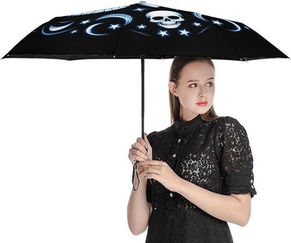 Fashion 3 Fold Sunny Rain Sunscreen Umbrella Portable Automatic Umbrella