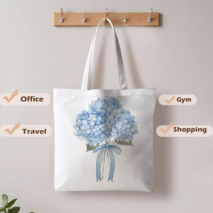 Floral Tote Bag, Floral Bag for Women, Reusable Grocery Bags Shopping Bags