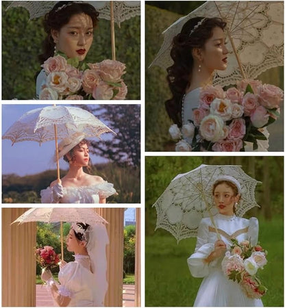 Chinese Japanese Handmade Parasol Umbrella,Asian Decoration DIY Art Dance Classical Umbrella for Wedding Parties Photography Costumes Cosplay