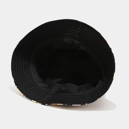 Bucket Hat for Women Men, Cotton Reversible Double Side Wear Sun Hats Beach Fisherman Hat