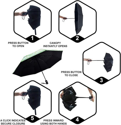 SY COMPACT Travel Umbrella Windproof Automatic Umbrellas Small Compact UV Sun Protection Factory Outlet Umbrella