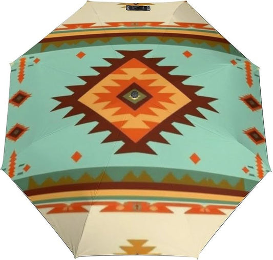 3 Fold Car Umbrella Folding Portable Automatic Umbrella Sunny Rain Sunscreen