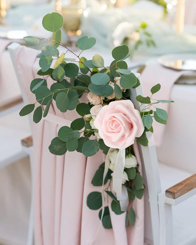 JOYLEX Artificial Flowers Realistic Roses, 100pcs Real Looking Fake Roses with Stem for DIY Wedding Bouquets Centerpieces Bridal Shower Party Home Romantic Decorations (Shades of Pink)