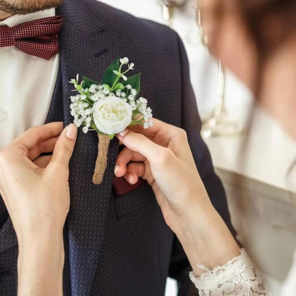 100PC Baby Breath Artificial Flowers - Babies Breath Flowers Artificial Bulk Faux Flowers Bouquet White Flores Real Touch Fake Flowers Arrangements Wedding Centerpieces Tables Decorations
