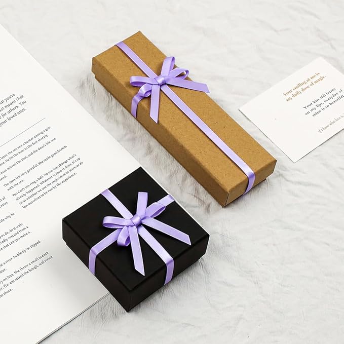 Lilac Satin Ribbon, Double Faced 1/4 Inch X 50 Yards, Premium Polyester Satin Ribbon for Gift Wrapping, Crafts, Wedding Decor