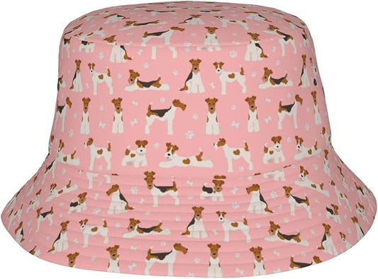 Cartoon Bucket Hat Summer Beach Travel Sun Hat Packable Fisherman Cap for Men Women