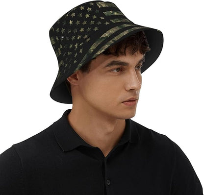 Small Daisy Green Chrysanthemum Flower Bucket Hats Fashion Sun Cap Packable Outdoor Fisherman Hat for Women and Men