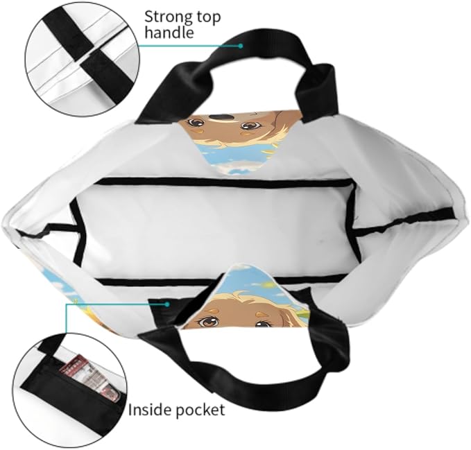 Shoulder Bag Large Reusable Eco-friendly Shopping Bags Portable Storage Handbag