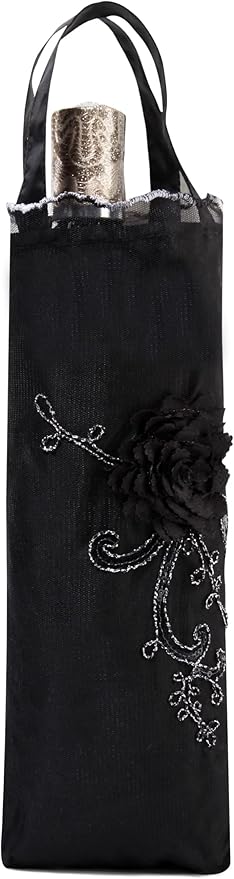 LCY Embroidered Lace Double-deck Anti-UV Parasol Sun/Rain/Snow Folding Umbrella