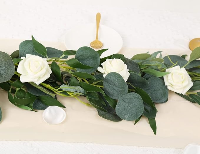 IPOPU Foam Roses, 25pcs Foam Glitter Roses Glitter Foam Rose Foam Rose with Stem for DIY Wedding Bridal Bouquet Home Party Decoration(Ivory)