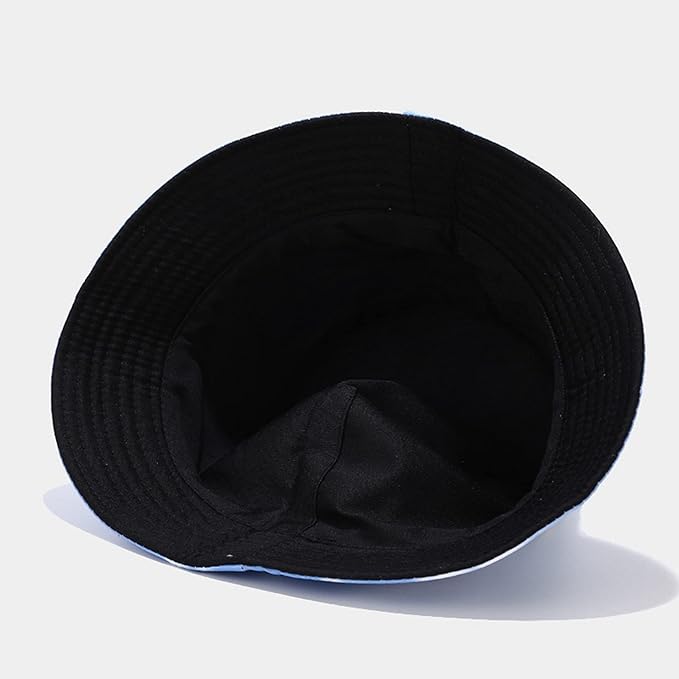 Mashiaoyi Unisex Print Double-Side-Wear Reversible Bucket Hat