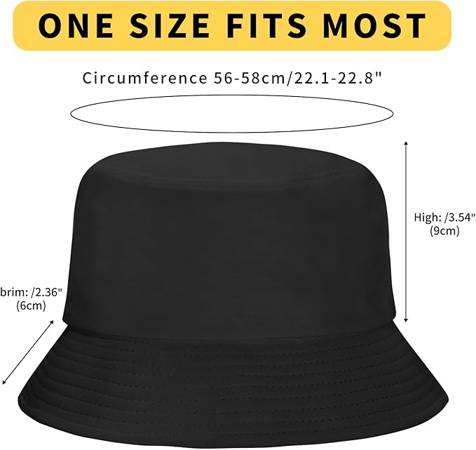 Rosoz 1 & 2 Pack Bucket Hat for Women Men Summer Travel Beach Sun Hat Outdoor Cap Unisex Bucket Hats