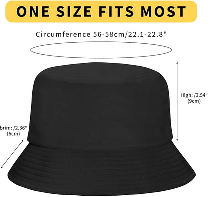 Rosoz 1 & 2 Pack Bucket Hat for Women Men Summer Travel Beach Sun Hat Outdoor Cap Unisex Bucket Hats
