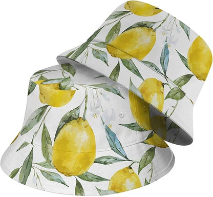 Wildflowers Floral Bucket Hat for Men Women, Summer Vacation Outdoor Travel Reversible Double Side Beach Caps Fisherman Hat