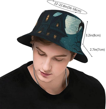 I Love U Bucket Hat Novelty Sun Hats Trendy Fisherman Cap for Men and Women