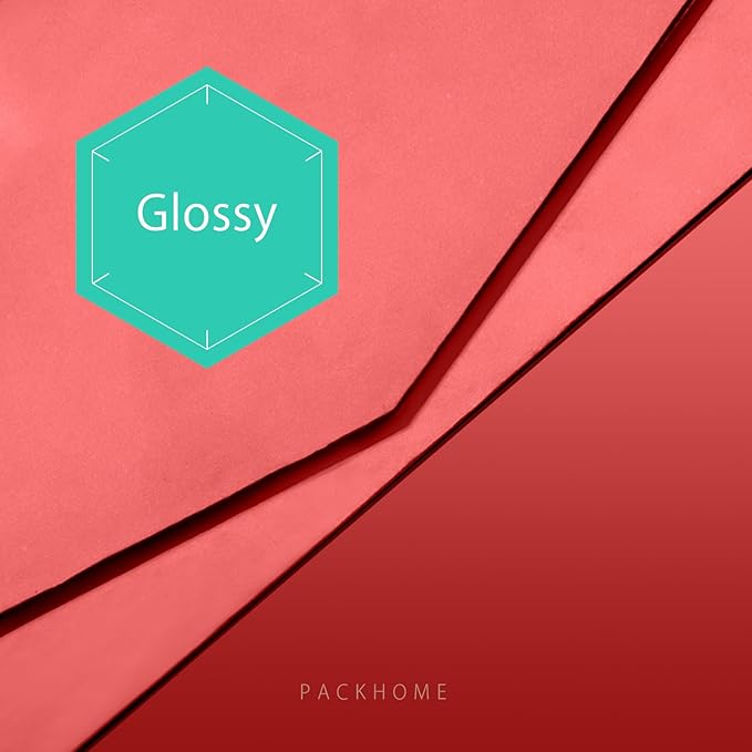 PACKHOME 6 Large Christmas Gift Boxes with Lids 13.5x9x4.1 Inches, Sturdy Collapsible Gift Boxes with Magnetic Closure for Xmas (Glossy Red)