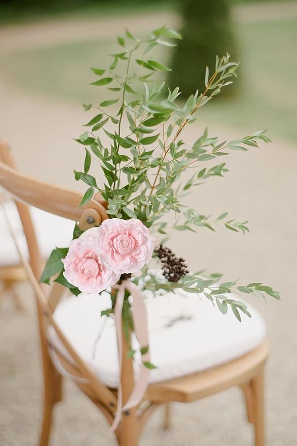 6Pcs Pink Ranunculus Artificial Flowers 19.7’’ Realistic Faux Peonies Silk Fake Flowers for Vase Table Centerpiece Home Wedding Party Garden Decoration(Pink)