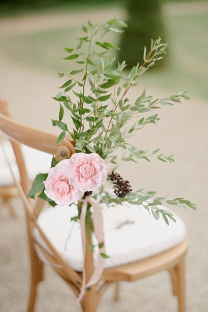 6Pcs Pink Ranunculus Artificial Flowers 19.7’’ Realistic Faux Peonies Silk Fake Flowers for Vase Table Centerpiece Home Wedding Party Garden Decoration(Pink)