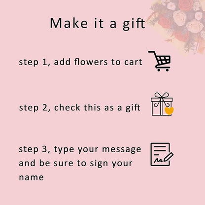 Vrioca Flowers for Delivery, Preserved Flowers Bouquets, Birthday Gifts for Women Mom