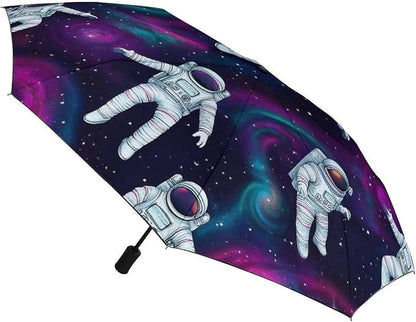 3 Fold Car Umbrella Folding Portable Automatic Umbrella Sunny Rain Sunscreen