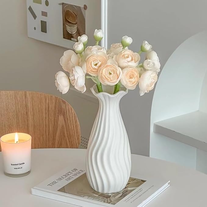 Ranunculus Artificial Flower, 24Pcs Faux Silk Mini Ranunculus Flowers Bulk Fake Wedding Filler Flowers for DIY Bouquet Centerpieces Arrangements Bridal Shower Decorations