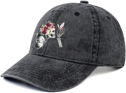 Negi Retro Baseball Cap Denim Hat for Women Female Washed Distressed Adjustable Dad Hats Unconstructed Cotton