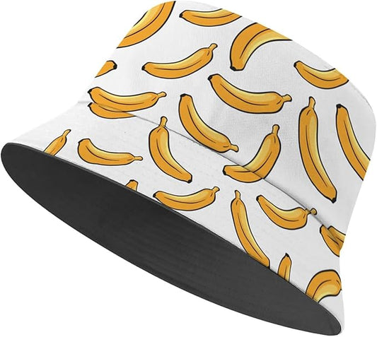 Bucket Hat for Women Men Unisex Sun Cap Packable Outdoor Fisherman Hat Headwear,Reversible Double-Side-Wear
