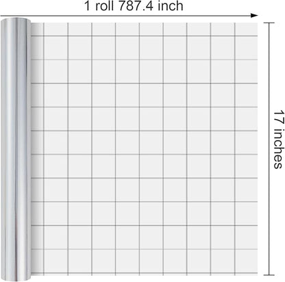 Merture Metallic Silver Wrapping Paper Roll - 17 In X 787.4 In (92.6 sqft) Solid Color Silver Gift Wrap with Cutting Lines for Christmas, Wedding, Birthday, Valentines Day, Mothers Day, Baby Shower