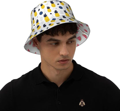 Bucket Hat Double-Side-Wear Reversible Sun Hat Beach Travel Hiking for Women Men