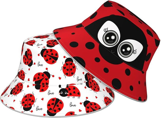 Bucket Hat Beach Summer Sun Hat Reversible Fisherman Hats Double Sided Wearing for Women Men Boys Girls