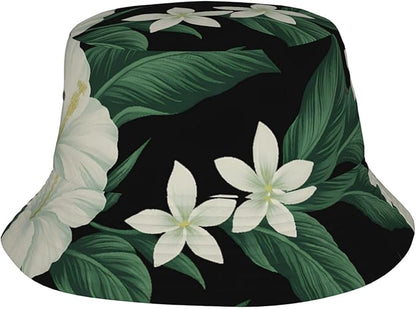 Vintage Clovers Bucket Hat Novelty Sun Hats Trendy Fisherman Cap for Men and Women