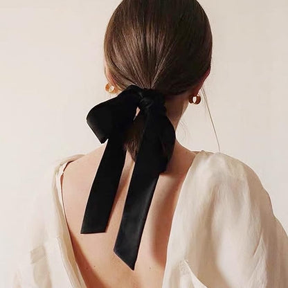 Velvet Ribbon for Gift Wrapping Black Handmade Fringe Ribbons for Crafts Bouquet Halloween Decorations 2 Rolls 1 1/2 Inch x 2 Yd (4 Yards Total)
