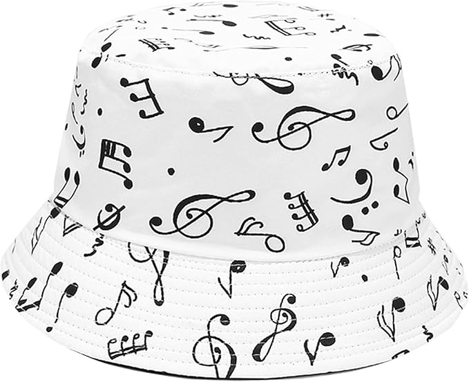 Mashiaoyi Unisex Print Double-Side-Wear Reversible Bucket Hat