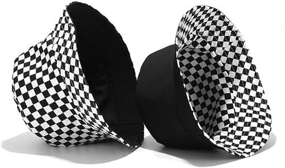 Malaxlx Unisex Bucket Hat Beach Sun Hat Aesthetic Fishing Hat for Men Women Teens, Reversible Double-Side-Wear