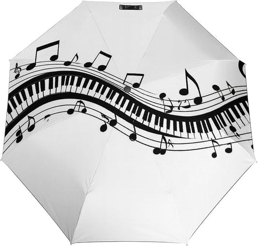 Fashion 3 Fold Sunny Rain Sunscreen Umbrella Portable Automatic Umbrella