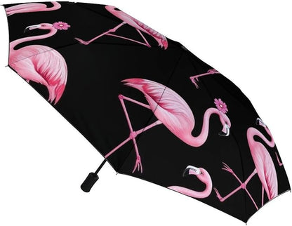 Fashion 3 Fold Sunny Rain Sunscreen Umbrella Portable Automatic Umbrella