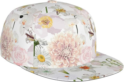 Tulip Flower Baseball Cap for Women Baseball Caps Flower Hat Tulip Baseball Hats Womens Cap for Outdoor