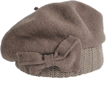 VECRY Women's 100% Wool Bucket Hat Felt Cloche Beret Dress Winter Beanie Hats